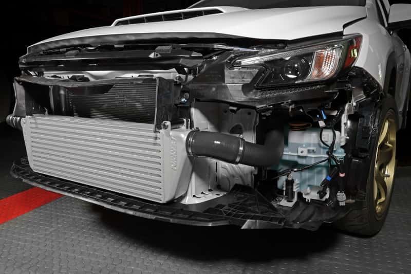 Perrin Performance — PERRIN 22-25 Subaru WRX Front Mount Intercooler Kit (Black Tubes & Silver Core) - view 8