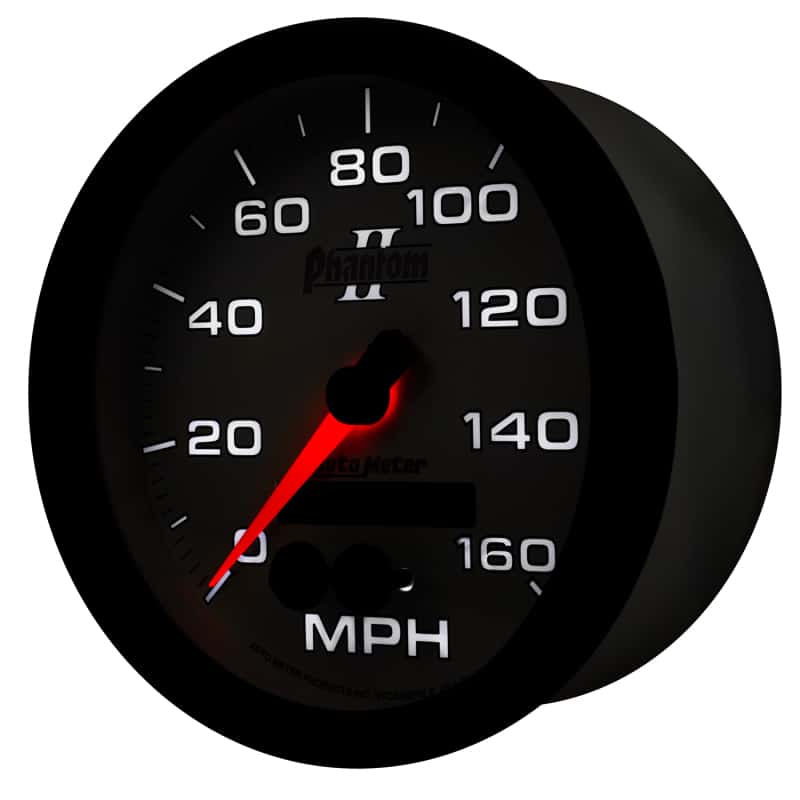 AutoMeter — Autometer Phantom II 5in 0-140MPH In-Dash Electronic GPS Programmable Speedometer
5" SPEEDO, 160 MPH, - view 9