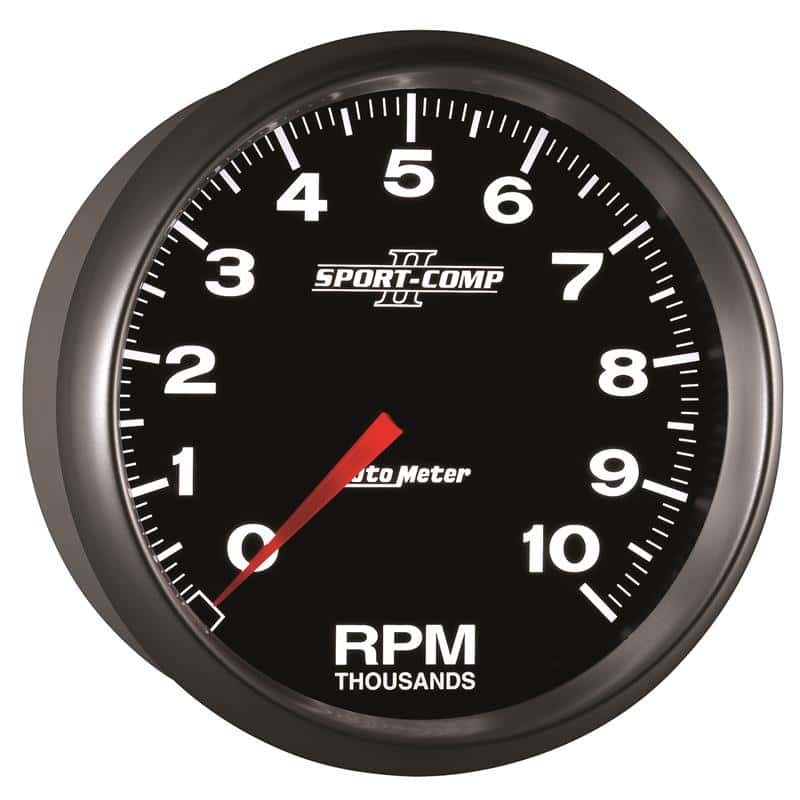 AutoMeter — Autometer Sport-Comp II 5 inch 0-10000 RPM In Dash Tachometer
5" TACH, 10,000 RPM, - view 7