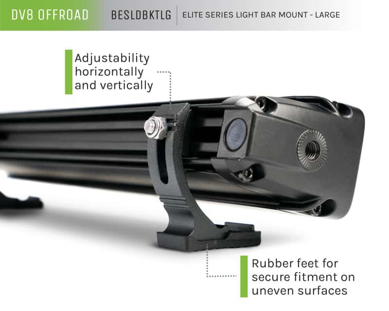 DV8 Offroad — DV8 Offroad Elite Series Light Bar Mount for BE20EW105W
ELITE SM BRACKET - view 11