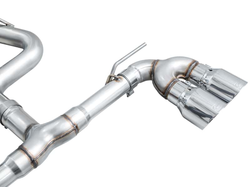 AWE Tuning — AWE MK8 Volkswagen Golf R 3in Track Edition Quad Exhaust - Chrome Silver Tips
Track Catback - view 10