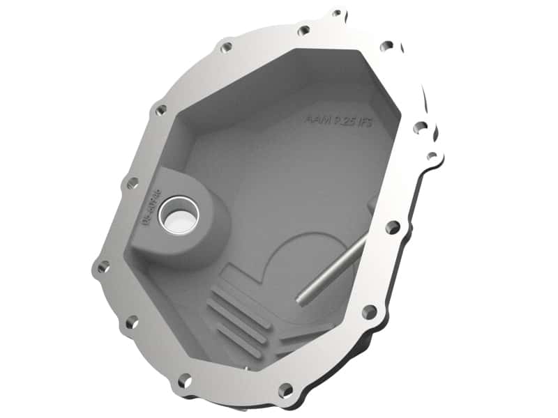 aFe — AFE Power 11-18 GM 2500-3500 AAM 9.25 Axle Front Diff Cover Black Machined w/ 2 Qts 75w90 Oil
Differential Cover - view 3