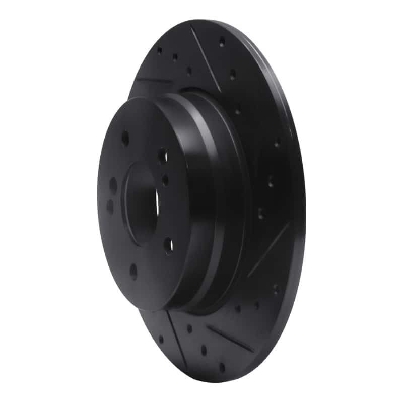 R1 Concepts — R1 96-98 Mercedes-Benz SL320 Rear Right Drilled & Slotted Black Brake Rotor
R1 Brake Rotor Drill - view 2