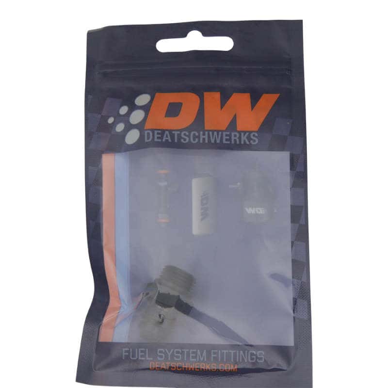 DeatschWerks — DeatschWerks 6AN ORB Male to 6AN Male Flare Adapter (Incl O-Ring) - Anodized Matte Black
Lines & Fittings - view 2