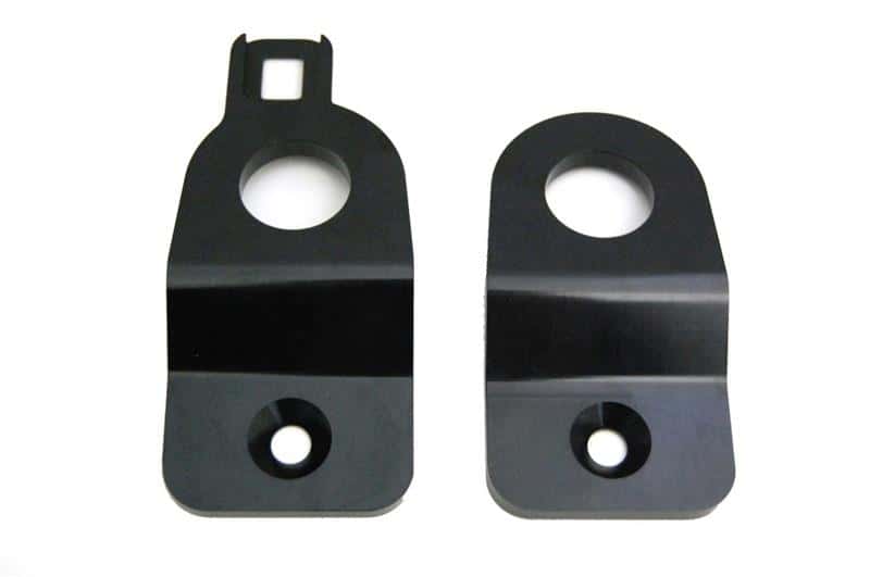Torque Solution — Torque Solution Black Radiator Stay Bracket: 02-07 Subaru Impreza (Inc WRX / STI) - view 2