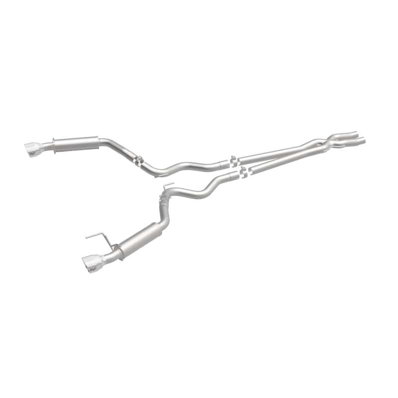 Magnaflow — MagnaFlow Cat Back, SS, 2.5in, Competition, Dual Split Polished 4.5in Tips 2015 Ford Mustang V6 3.7L
Cat-Back - view 6