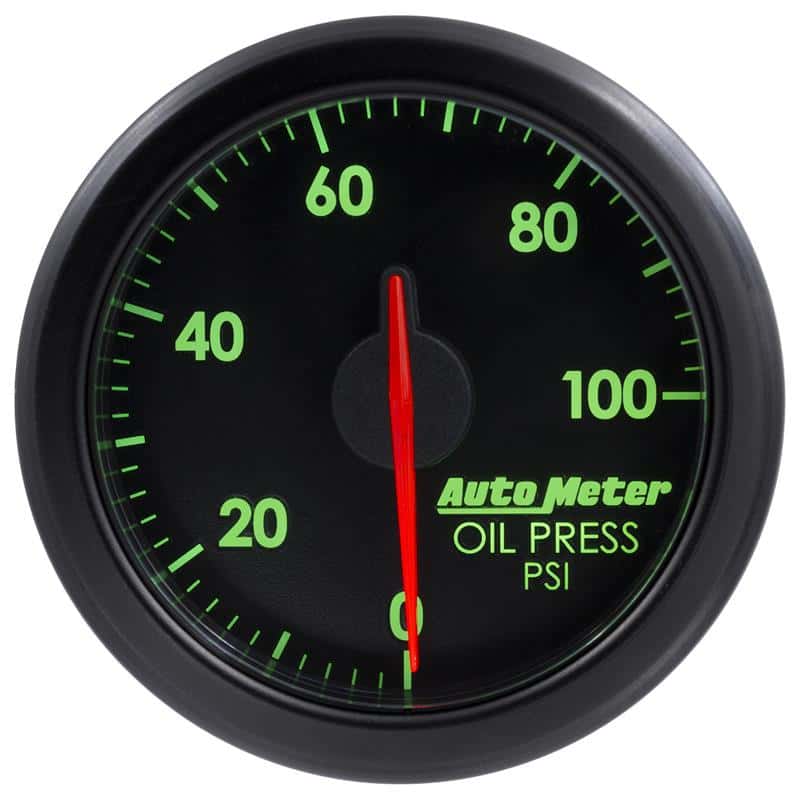 AutoMeter — Autometer Airdrive 2-1/6in Oil Pressure Gauge 0-100 PSI - Black
GA 2" OILP AIRDRV BK - view 4