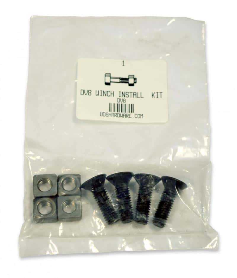 DV8 Offroad — DV8 Offroad Winch Mounting Kit for DV8 12K Winches Used w/ Winch Plates - view 1