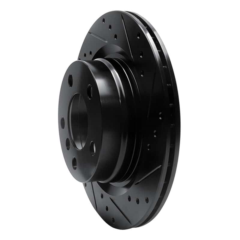 R1 Concepts — R1 06-21 BMW 320I (USA/Canada) Rear Right Drilled & Slotted Black Brake Rotor
R1 Brake Rotor Drill - view 2