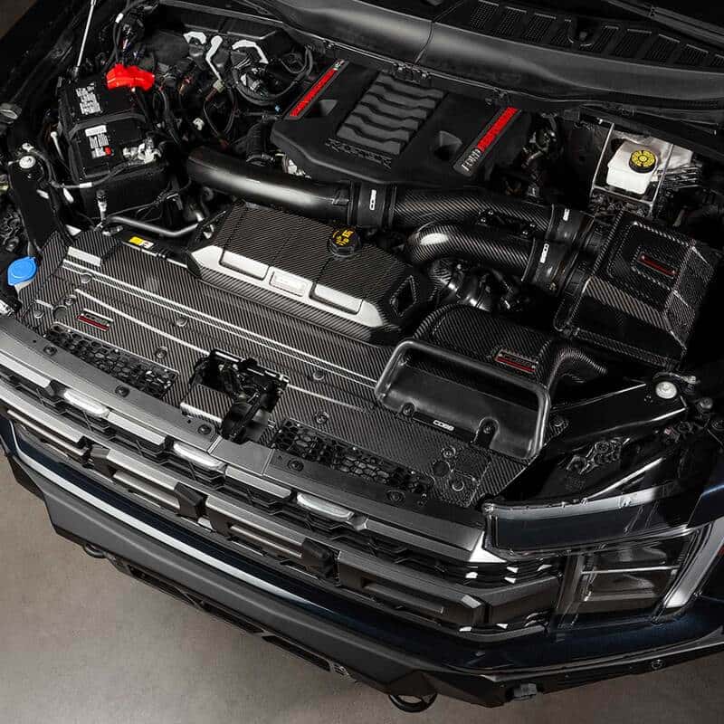 COBB — Cobb 21-23 Ford F-150 Ecoboost 3.5/2.7 Raptor/Tremor/Limited Redline Carbon Fiber Radiator Shroud - view 6