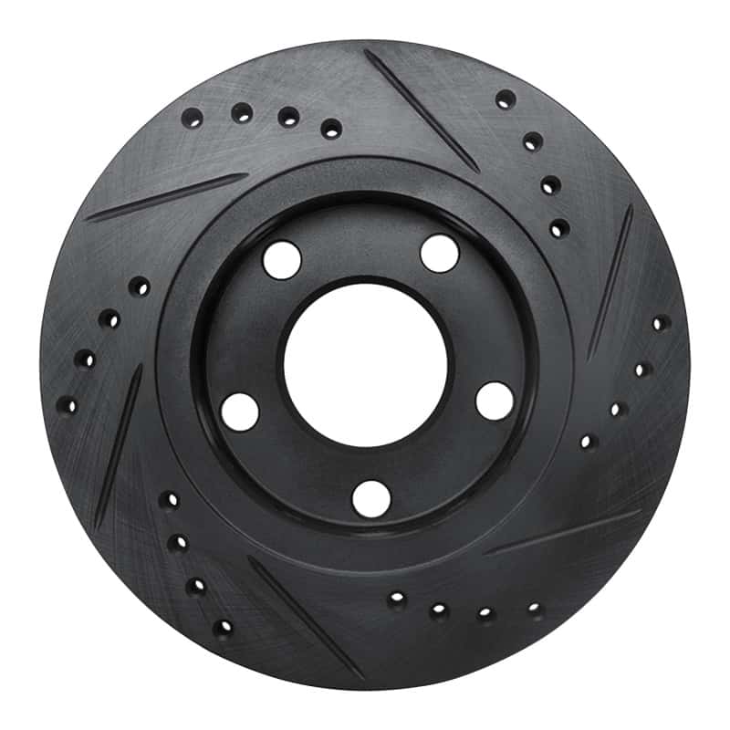 R1 Concepts — R1 00-02 Audi S4 Rear Left Drilled & Slotted Black Brake Rotor
R1 Brake Rotor Drill - view 5