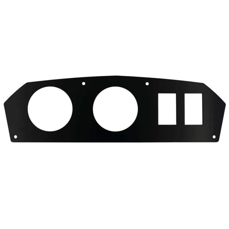 AutoMeter — Autometer CAN-AM 12-18 Maverick / 10-20 2 Gauge and 2 Switch Dash Panel (Fits 2-1/16in Gauges) - view 1