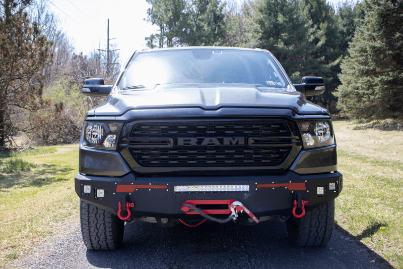 Fishbone Offroad — Fishbone Offroad 2019+ Ram 1500 Pike Winch Plate - Black - view 6