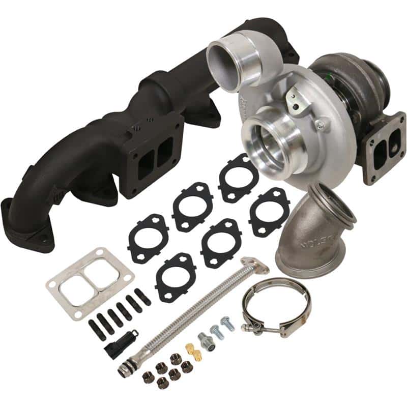 BD Diesel — BD Diesel Iron Horn 5.9L Turbo Kit S364SXE/80 0.91AR Dodge 03-07
IRON HORN TURBO KIT
Turbocharger Kit - view 2