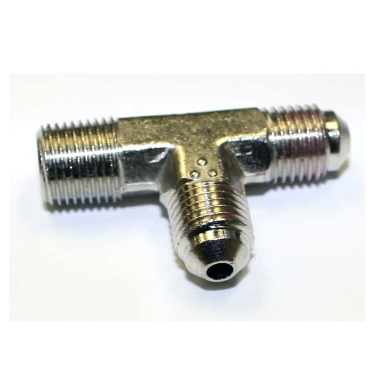 Nitrous Express — Nitrous Express 3AN Male x 1/8 NPT Run T
AdptFitting - view 1