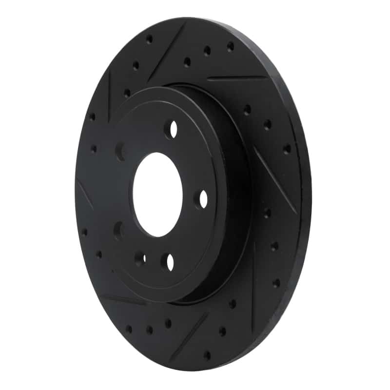 R1 Concepts — R1 00-09 Audi A4 Quattro Rear Left Drilled & Slotted Black Brake Rotor
R1 Brake Rotor Drill - view 2