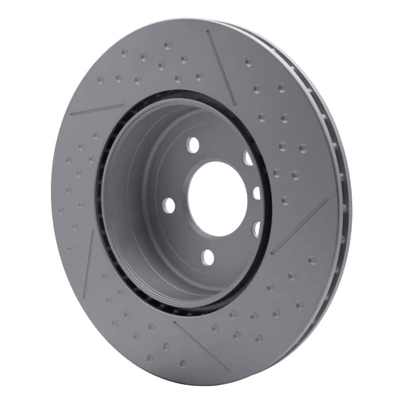 DFC — DFC 13-21 BMW 428i Rear GeoSPEC Coated Rotor - Dimpled and Slotted
DFC Brake Rotor - view 4