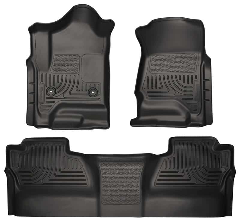 Husky Liners — Husky Liners 14 Chevrolet Silverado/GMC Sierra WeatherBeater Black Front & 2nd Seat Floor Liners
Floor Liners - view 2