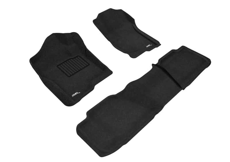 3D MAXpider — 3D MAXpider 07-14 Chevrolet Tahoe With Bench 2nd Row Elegant 1st 2nd Row - Floor Mat Set (Black)
Floor Mat Set - view 1