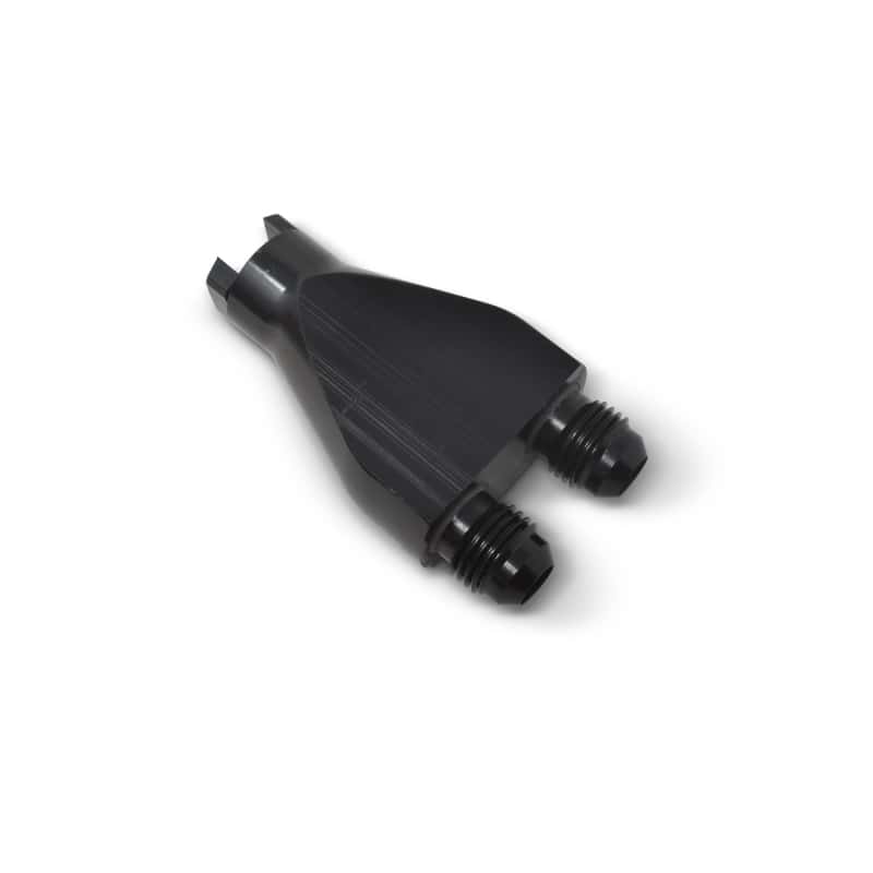 Russell — Russell Performance Billet Y-Block Adapter 3/8in SAE Quick Disconnect (2) -6AN Male Flare Black
Fuel Block - view 5