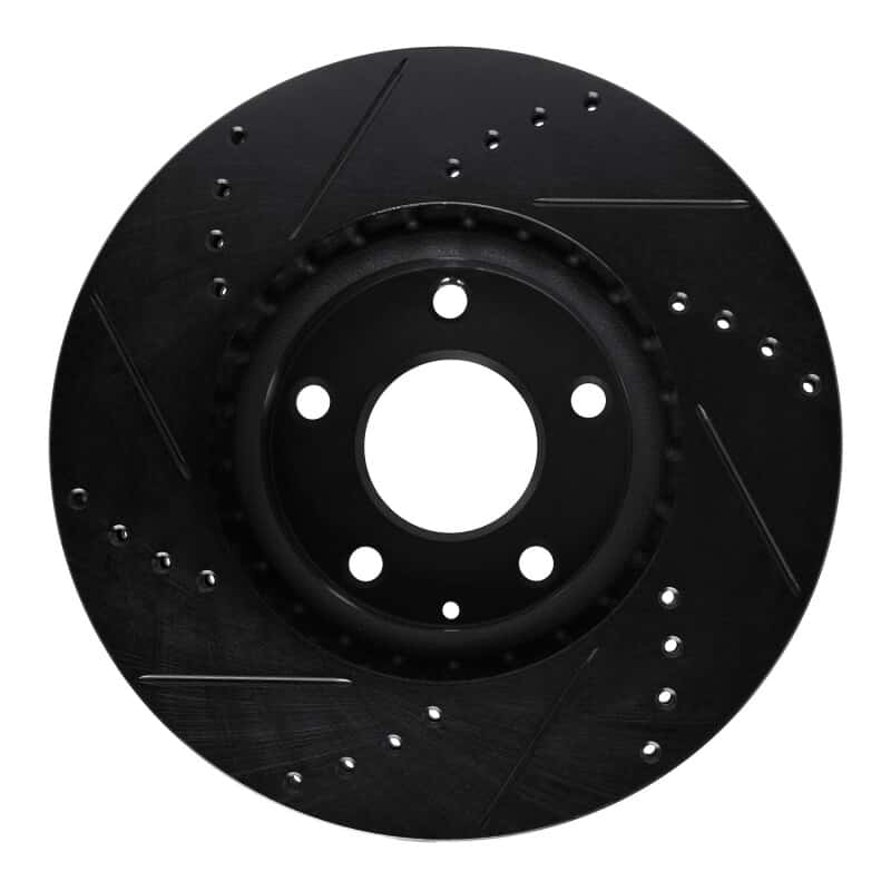 R1 Concepts — R1 13-19 Mazda 6 Front Right Drilled & Slotted Black Brake Rotor
R1 Brake Rotor Drill - view 5