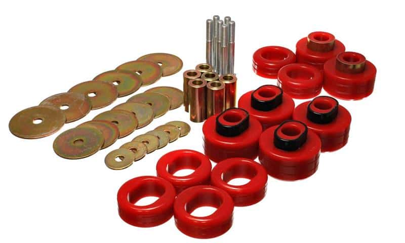 Energy Suspension — Energy Suspension Cab Mount Set - Std Cab - Red
BodyMntBshKt - view 2