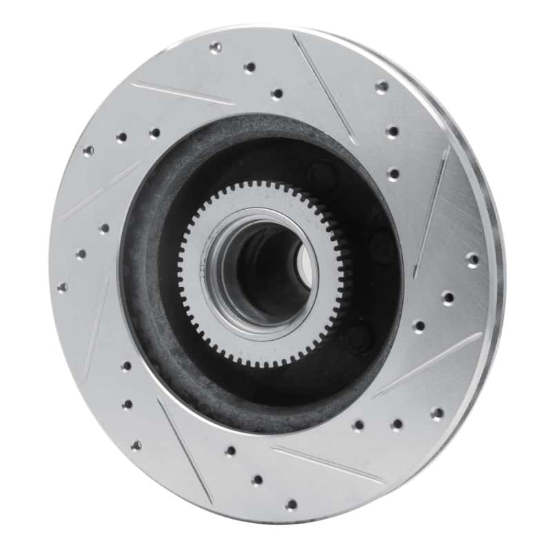 R1 Concepts — R1 93-96 Dodge DAKOTA RWD Front Left Drilled & Slotted Silver Brake Rotor
R1 Brake Rotor Drill - view 4
