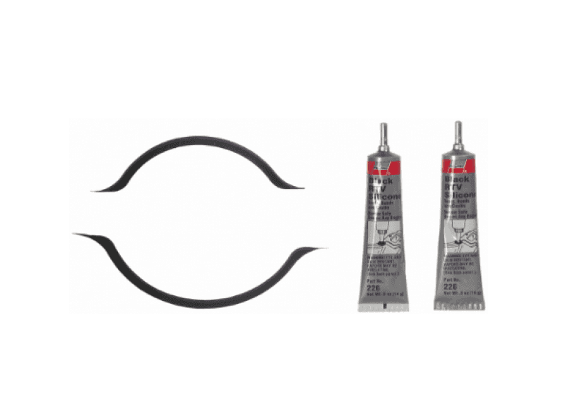 Fel-Pro — Fel-Pro 94-00 Mazda Miata/95-98 Protege Engine Oil Pan Gasket Set - RTV Silicone w/ Rubber End Seals - view 2
