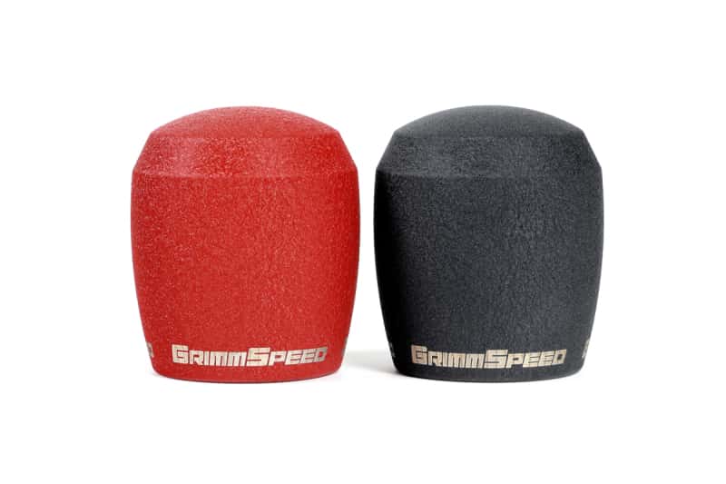 GrimmSpeed — GrimmSpeed Stubby Shift Knob Stainless Steel Red - M12x1.25 - view 5