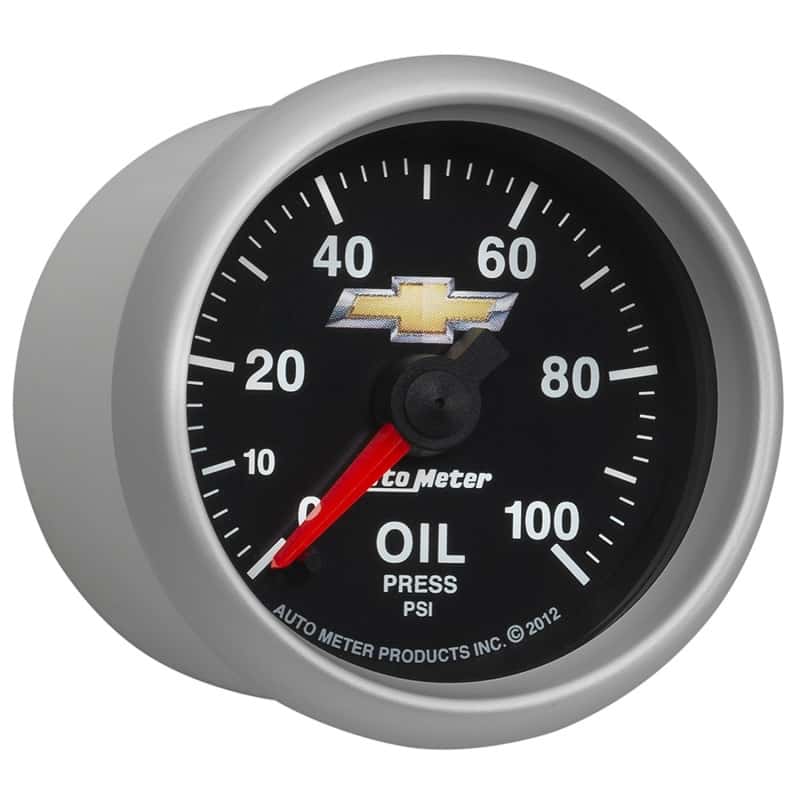 AutoMeter — AutoMeter Gauge Oil Press 2-1/16in. 100PSI Digital Stepper Motor Chevy Gold Bowtie
GA 2" OP 100PSI COPO - view 11
