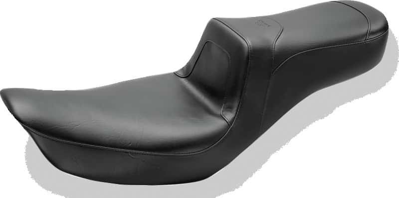 Mustang Motorcycle — Mustang 06-17 Harley Dyna Squareback 1PC Seat - Black - view 1
