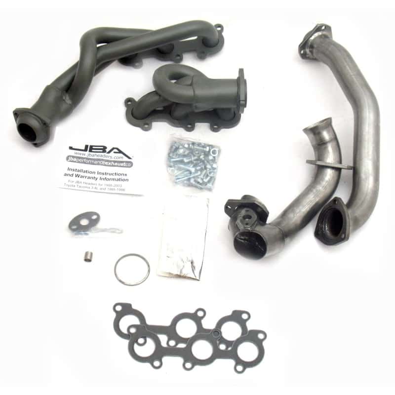 JBA — JBA 01-04 Toyota 3.4L V6 w/o EGR 1-1/2in Primary Ti Ctd Cat4Ward Header
Exhaust Header - view 2