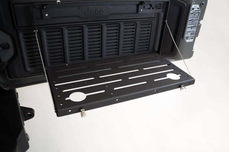 DV8 Offroad — DV8 Jeep JL Tailgate Mounted Table (Trail Table) - Black
Tailgate Table - view 7