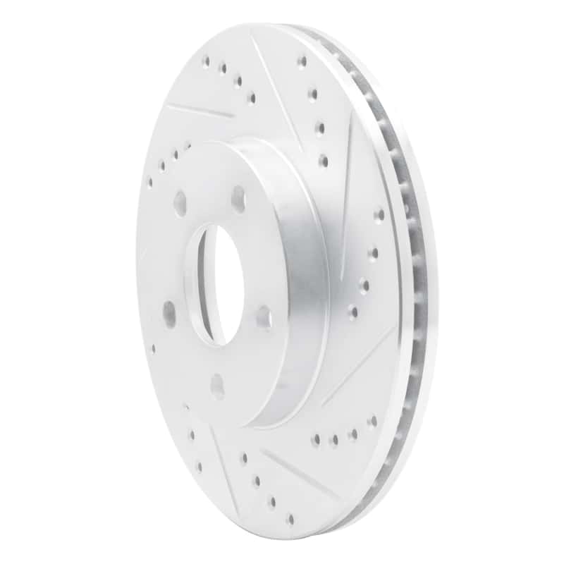 R1 Concepts — R1 07-10 Chevrolet COBALT Front Right Drilled & Slotted Silver Brake Rotor
R1 Brake Rotor Drill - view 2