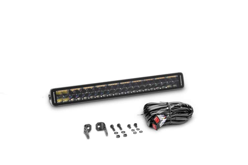 Go Rhino — Go Rhino Xplor Blackout Combo Series Dbl Row LED Light Bar w/Amber (Side/Track Mount) 21.5in. - Blk
BLKOUT - 20"LightBar - view 2