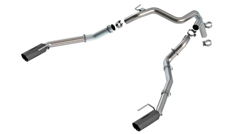 Borla — Borla 24-25 Ford Ranger Raptor 2.75in Tail Pipe Kit 4in Tip - Ceramic Black
Tail Pipes - view 1