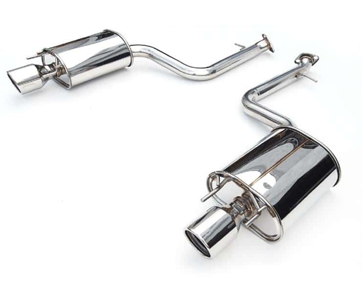 Invidia — Invidia 2014-2016 Subaru Forester XT Q300 w/ Rolled Polished Tips Cat-Back Exhaust - view 2