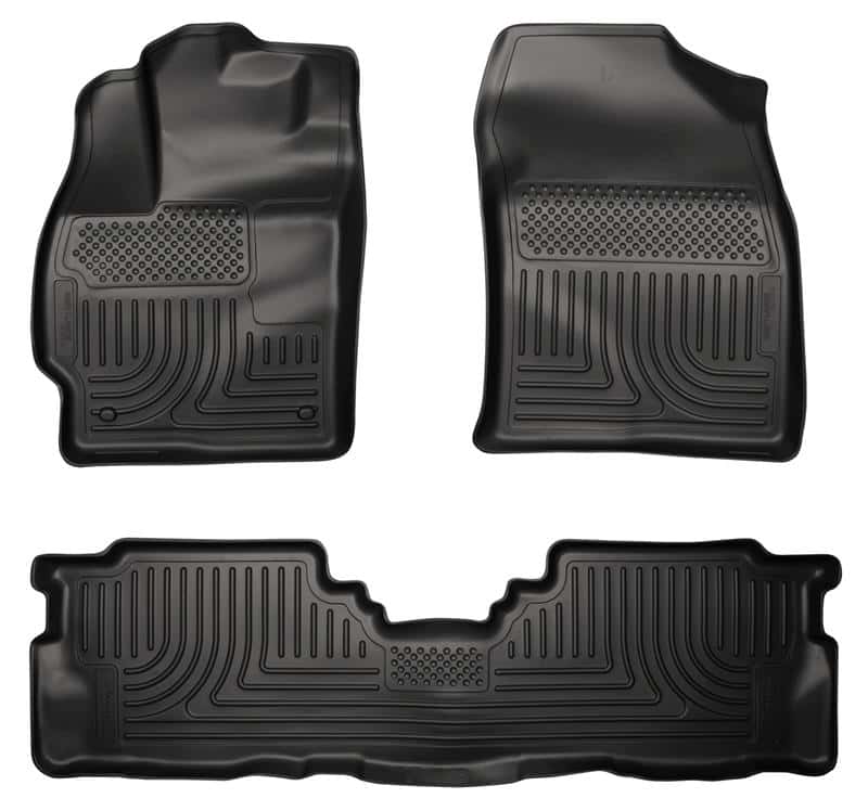 Husky Liners — Husky Liners 2012 Toyota Prius v WeatherBeater Combo Black Floor Liners
Floor Liners - view 2