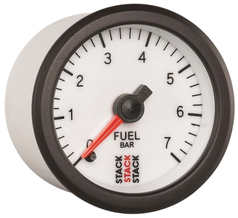 AutoMeter — Autometer Stack 52mm 0-7 Bar M10 Male Pro Stepper Motor Fuel Pressure Gauge - White
Ga FP ProStpr W 7Bar - view 5