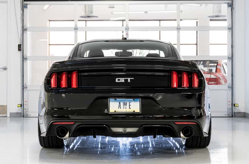 AWE Tuning — AWE Tuning S550 Mustang GT Cat-back Exhaust - Touring Edition (Diamond Black Tips)
Touring Exhaust - view 3