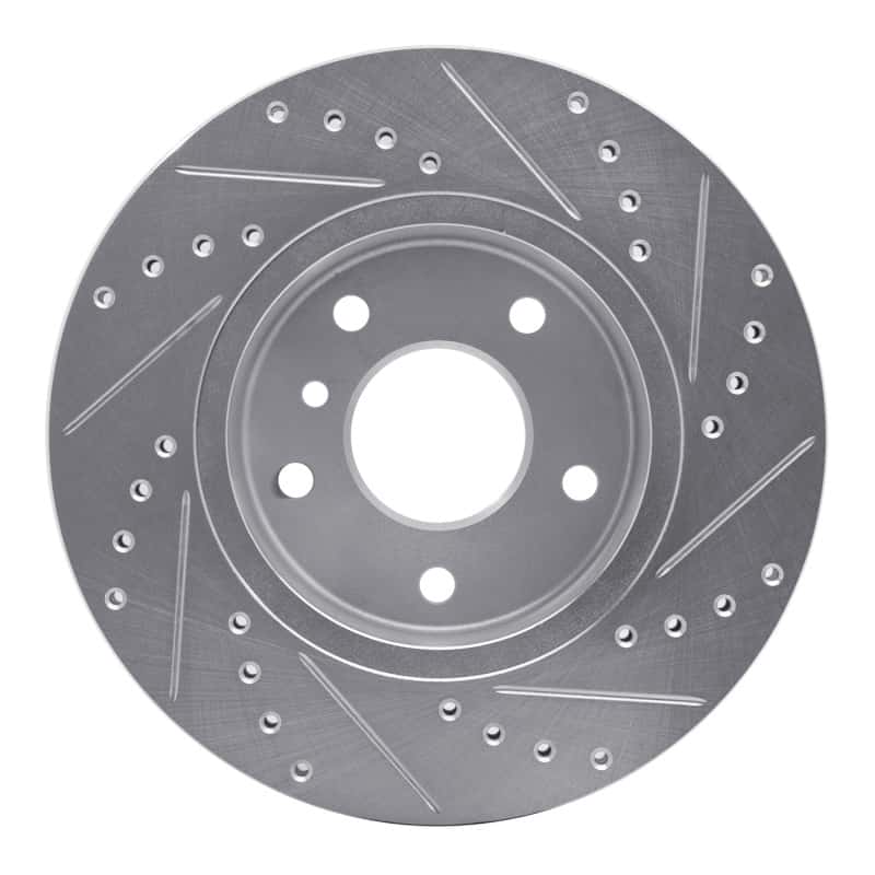 R1 Concepts — R1 1994-2002 Land Rover Range Rover Front Left Drilled & Slotted Silver Brake Rotor
R1 Brake Rotor Drill - view 5