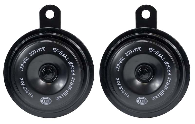 Hella — Hella Horn Kit Bx Blk Disc 92Mm 24V Univ - view 9