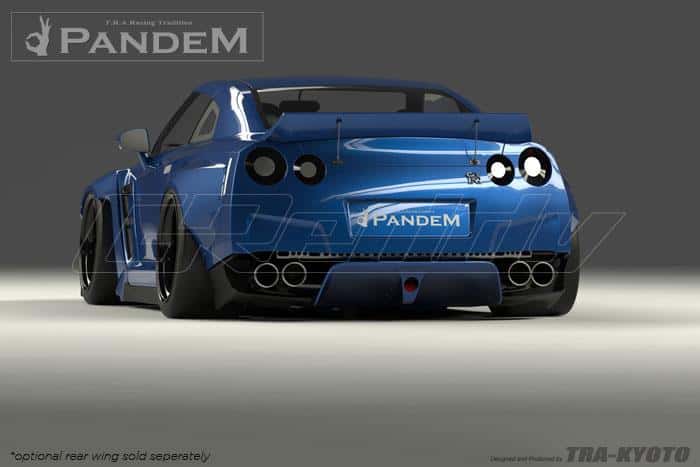 GReddy — GReddy Nissan GTR R35 Version 2 Pandem X Rocket Bunny Rear Under Diffuser - view 4
