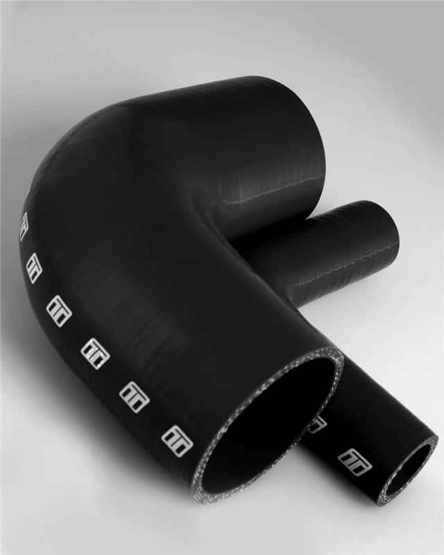 Turbosmart — Turbosmart 90 Elbow 3.00 - Black Silicone Hose
Elbow Hose - view 2