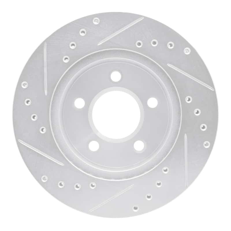 R1 Concepts — R1 91-94 Ford Crown Victoria Front Right Drilled & Slotted Silver Brake Rotor
R1 Brake Rotor Drill - view 5