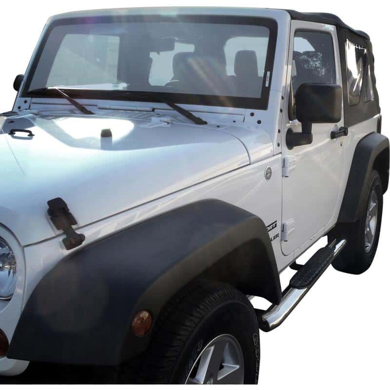 Westin — Westin 2007-2017 Jeep Wrangler 2dr PRO TRAXX 4 Oval Nerf Step Bars - SS
Nerf/Step Bar - view 3