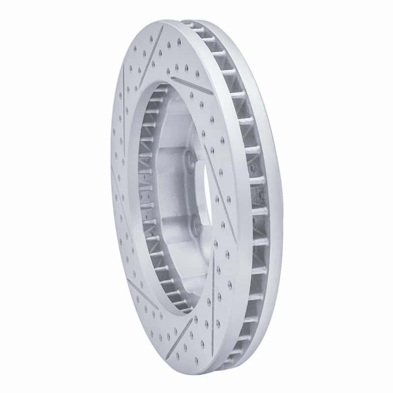 R1 Concepts — R1 92-00 Chevrolet K3500 Front Right Drilled & Slotted Geo-Carbon Rotor - view 4