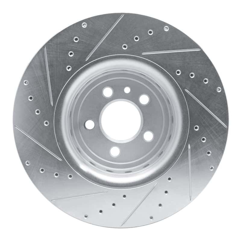 R1 Concepts — R1 14-23 Dodge Charger Front Right Drilled & Slotted Silver Brake Rotor
R1 Brake Rotor Drill - view 5
