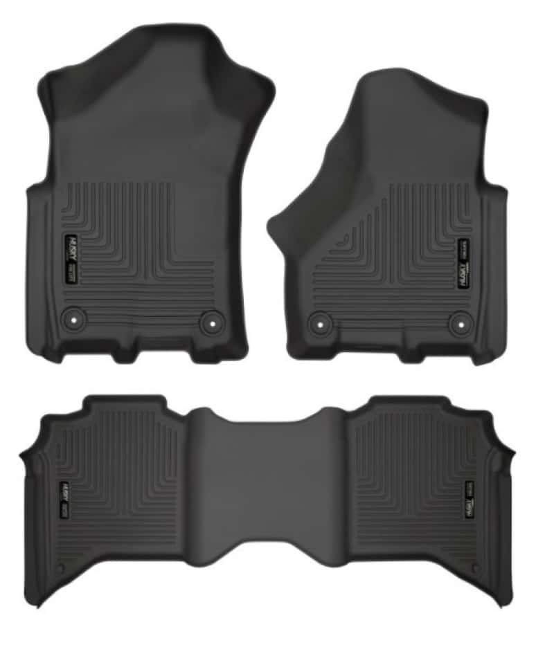 Husky Liners — Husky Liners 19-21 Ram 2500/3500 Crew Cab Weatherbeater Black Front & 2nd Seat Floor Liners
Weatherbeater Series
Floor Liners - view 2