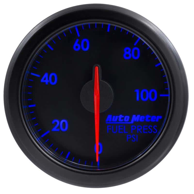 AutoMeter — Autometer Airdrive 2-1/6in Fuel Pressure Gauge 0-100 PSI - Black
GA 2" FUELP ARDRV BK - view 6